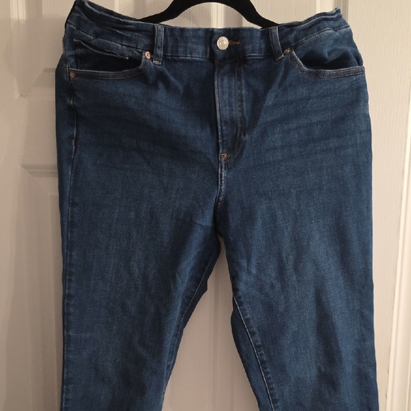 Express Denim - Express Ladies Skinny High Rise Hyper Stretch Jeans Large Reg (Fits 12/14/16)